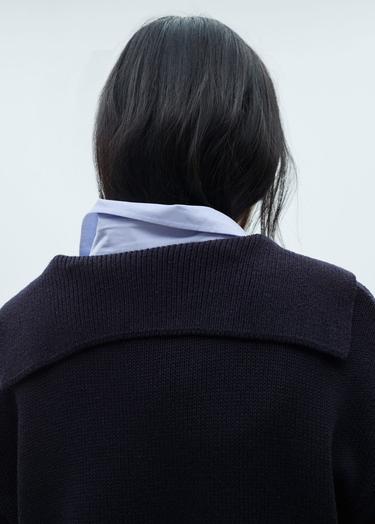  Mango Kadın Kombine Gömlek Kazak Lacivert