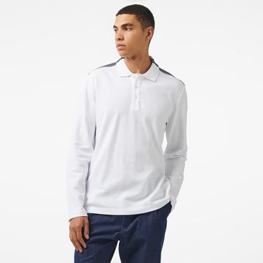  Nautica Erkek Beyaz Classic Fit Uzun Kollu Polo