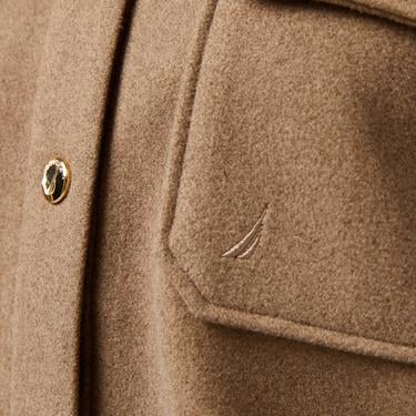  Nautica Kadın Kahverengi Regular Fit Gömlek