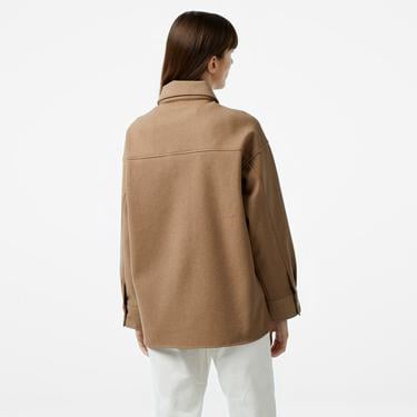  Nautica Kadın Kahverengi Regular Fit Gömlek