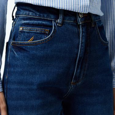  Nautica Kadın Lacivert Denim Pantolon