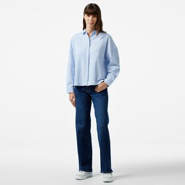  Nautica Kadın Lacivert Denim Pantolon