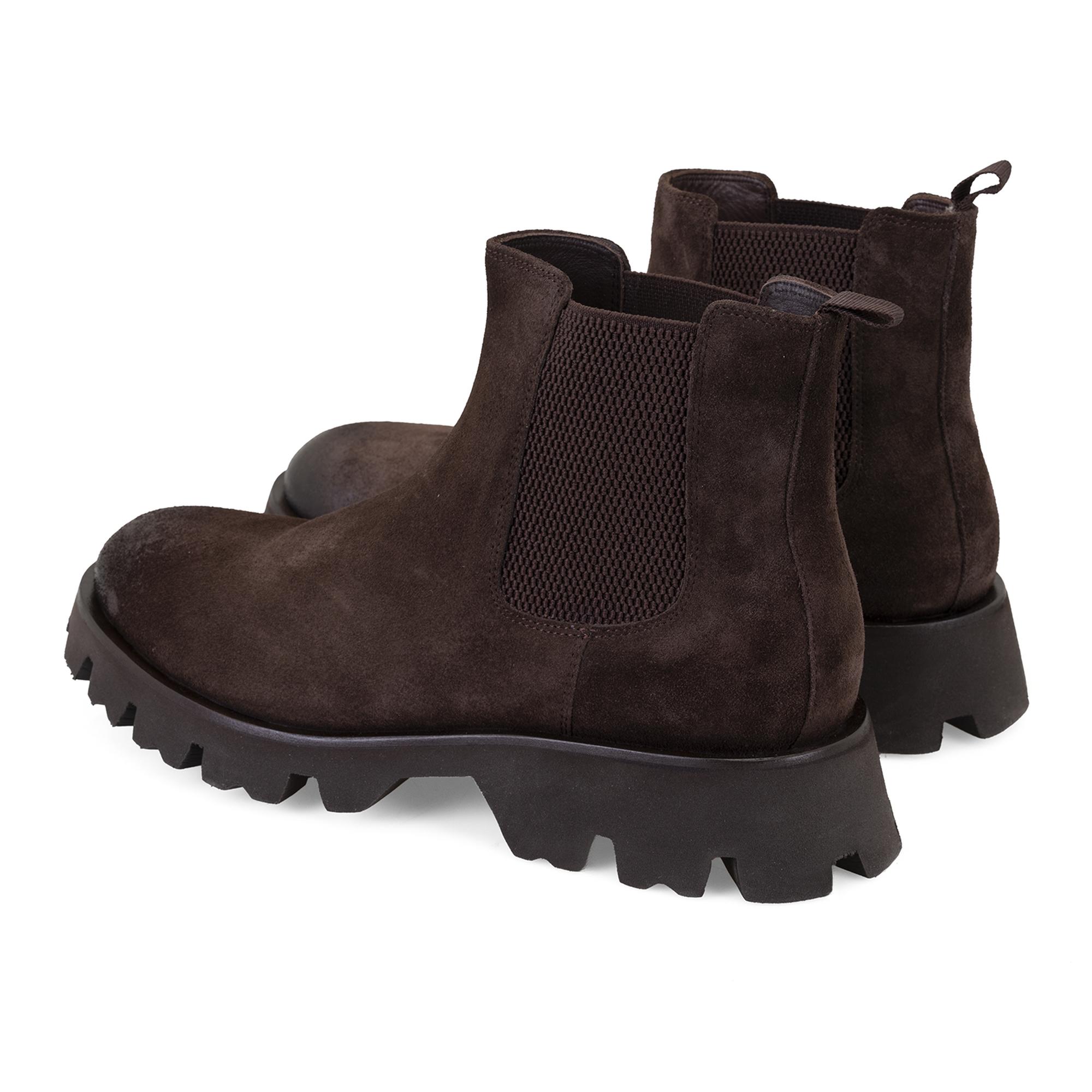 Everet Kahve Erkek Lastikli Deri Chelsea Bot