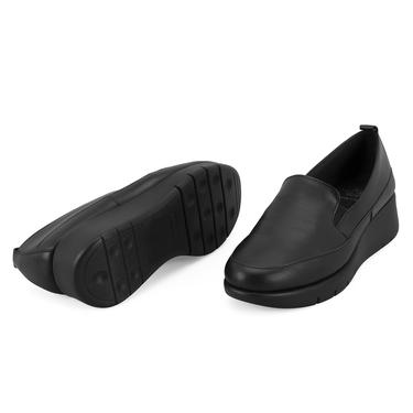  Kadın Siyah DesaComfort Deri Günlük Ayakkabı