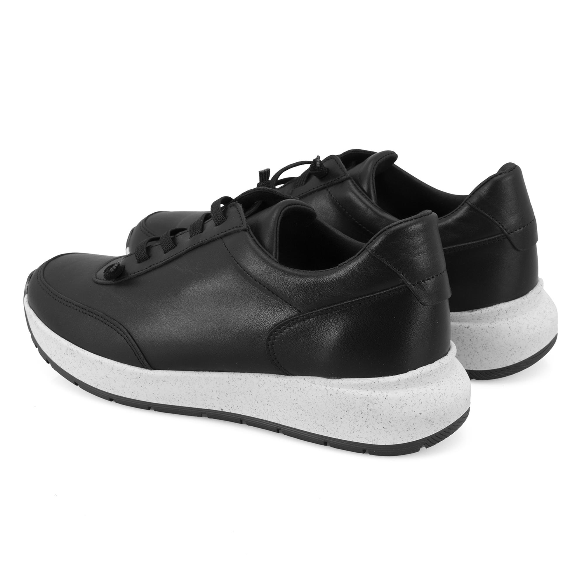 Kadın Siyah DesaComfort Deri Spor Ayakkabı