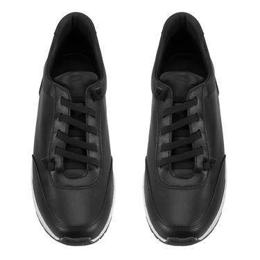  Kadın Siyah DesaComfort Deri Spor Ayakkabı