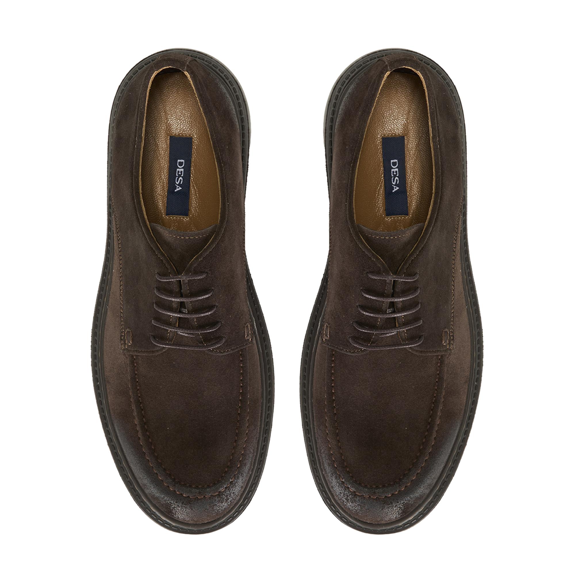 Fabian Kahve Erkek Süet Deri Günlük Ayakkabı