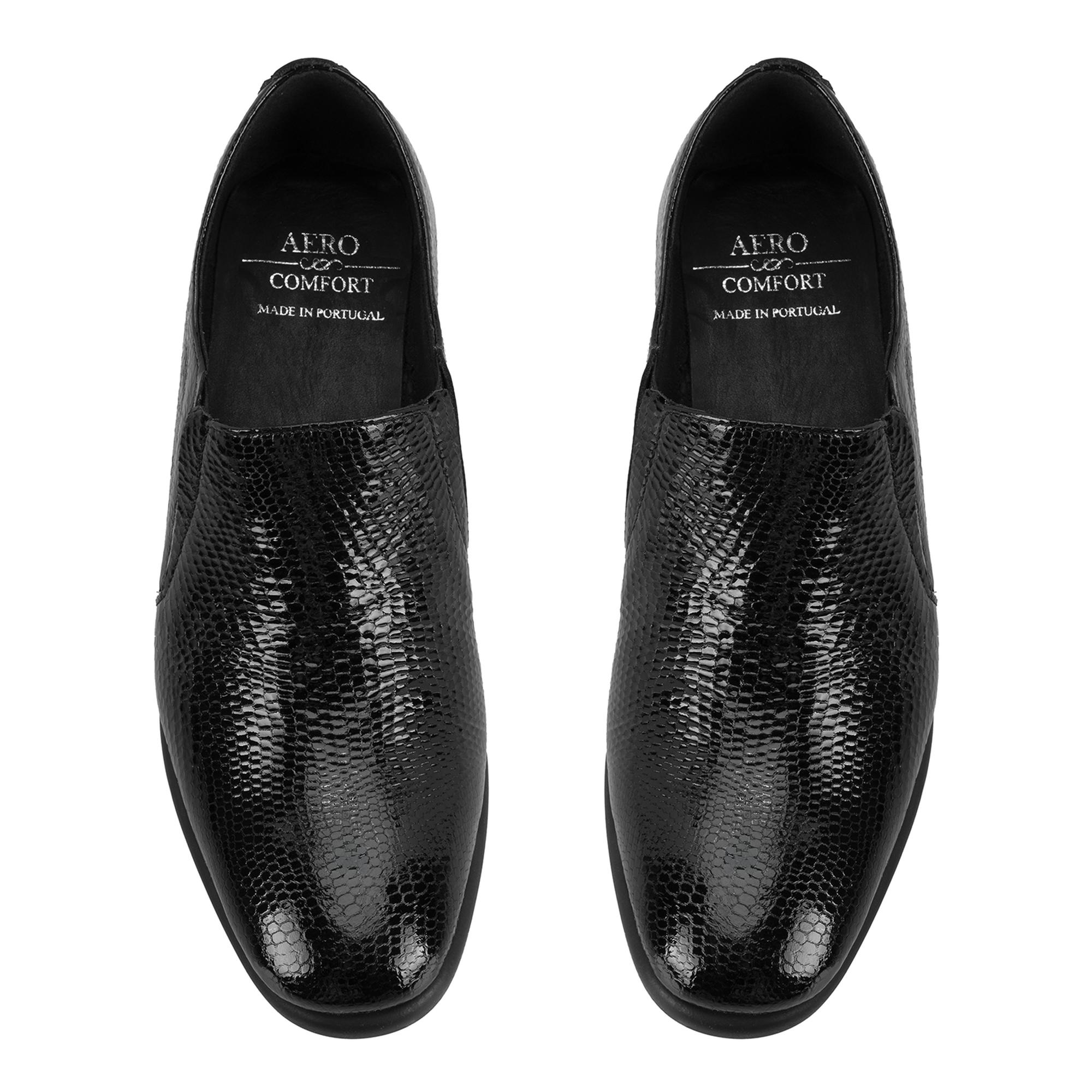 Kadın Siyah DesaComfort Topuklu Deri Günlük Ayakkabı