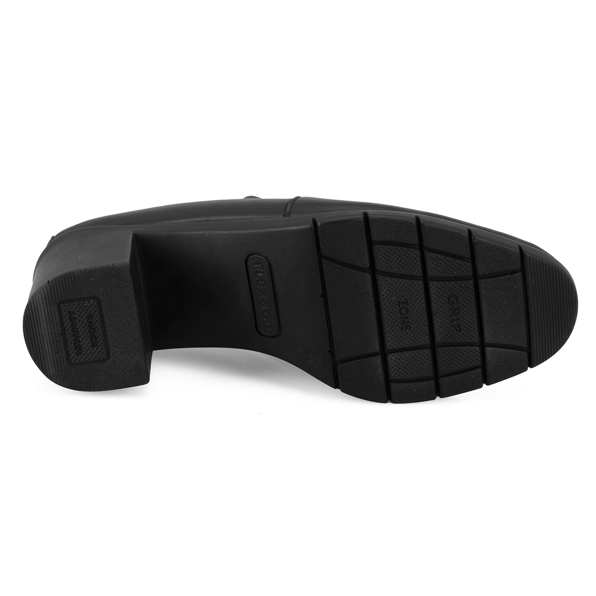 Kadın Siyah DesaComfort Topuklu Deri Günlük Ayakkabı