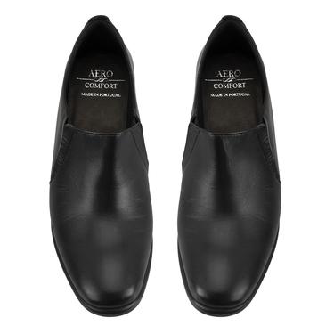  Kadın Siyah DesaComfort Topuklu Deri Günlük Ayakkabı