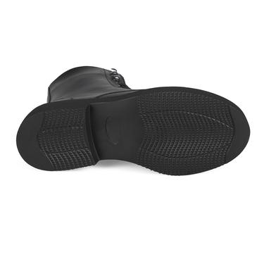  Kenia Siyah Kadın Fermuarlı Deri Bot