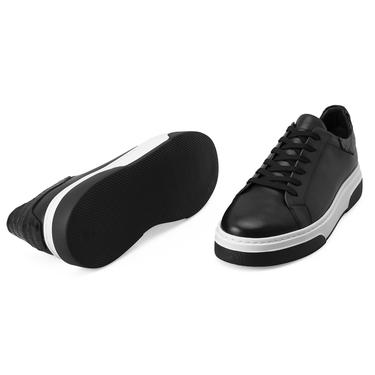  Dallin Siyah Erkek Deri Spor Ayakkabı