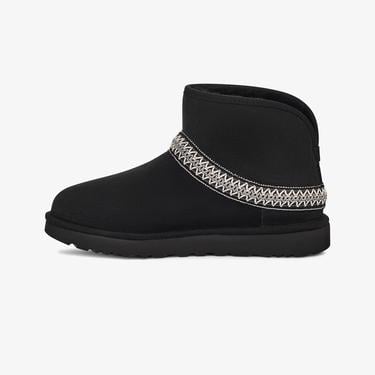  UGG Classic Mini Crescent Kadın Siyah Bot