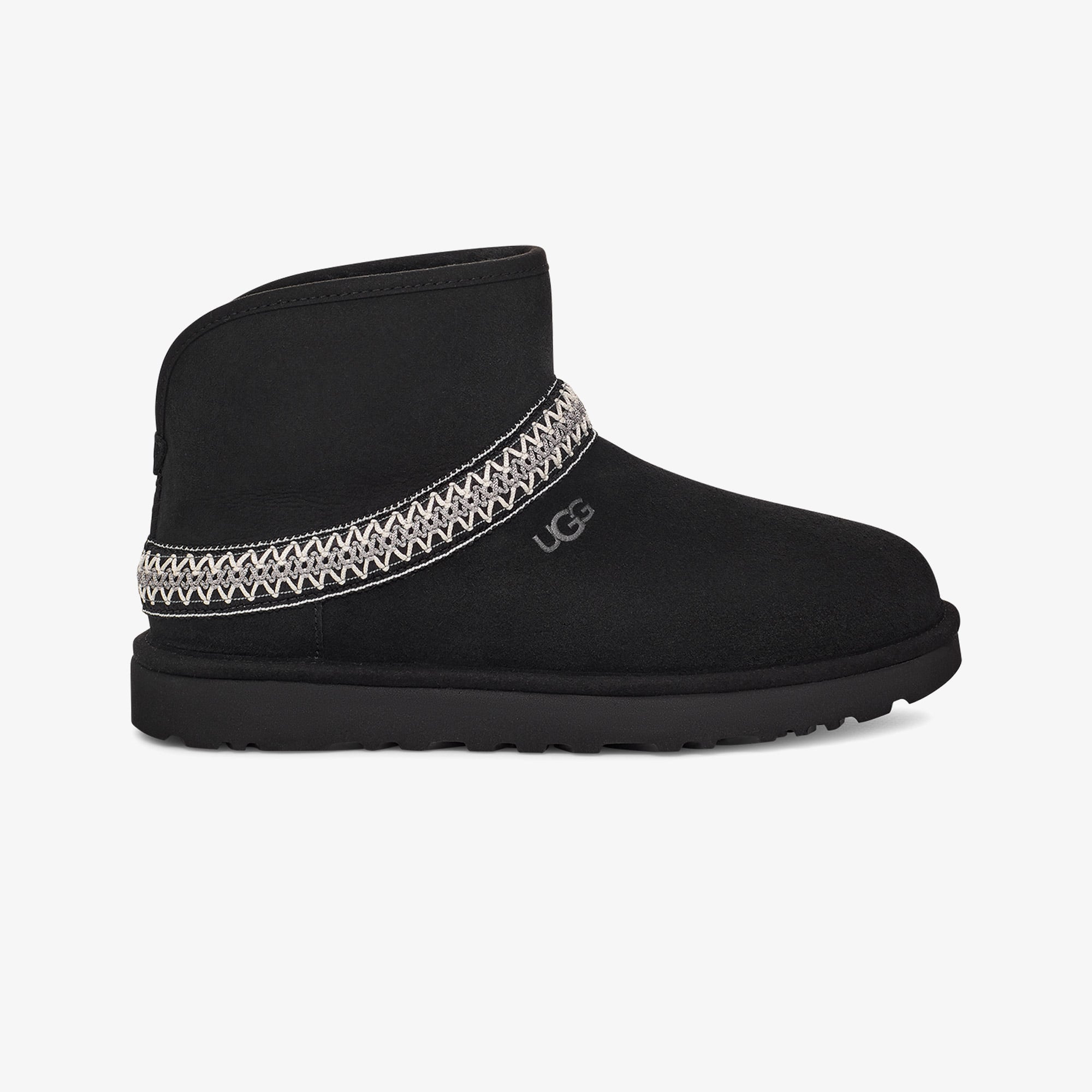  UGG Classic Mini Crescent Kadın Siyah Bot