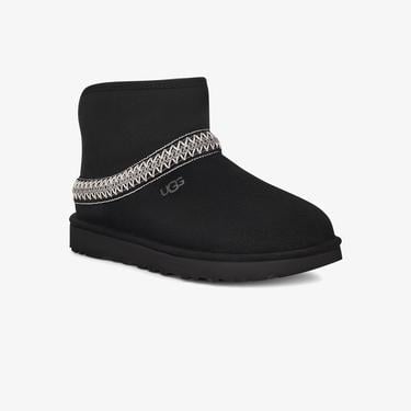  UGG Classic Mini Crescent Kadın Siyah Bot