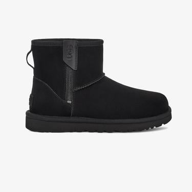  UGG Classic Mini Bailey Zip Kadın Siyah Bot