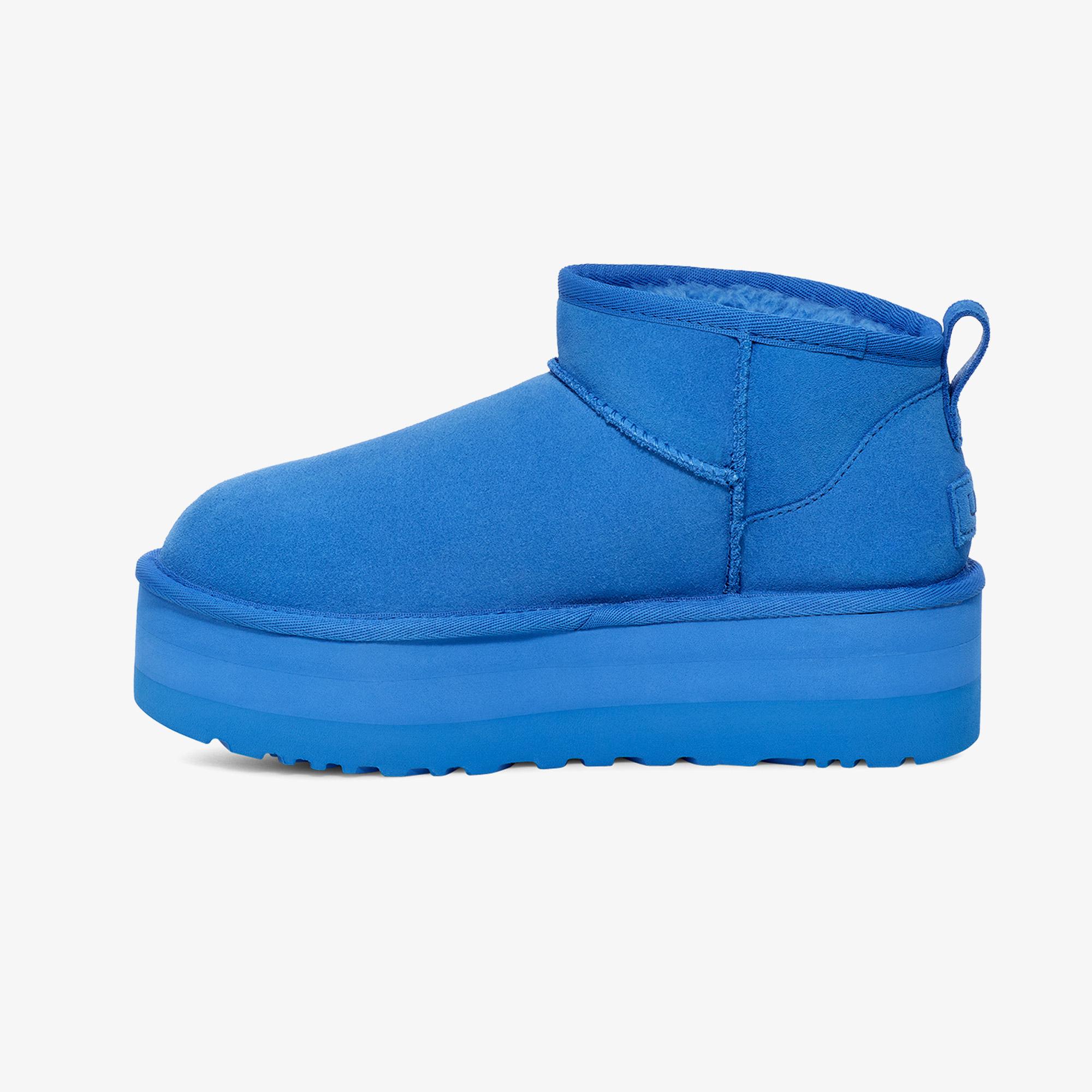 UGG Classic Ultra Mini Platform Kadın Mavi Bot