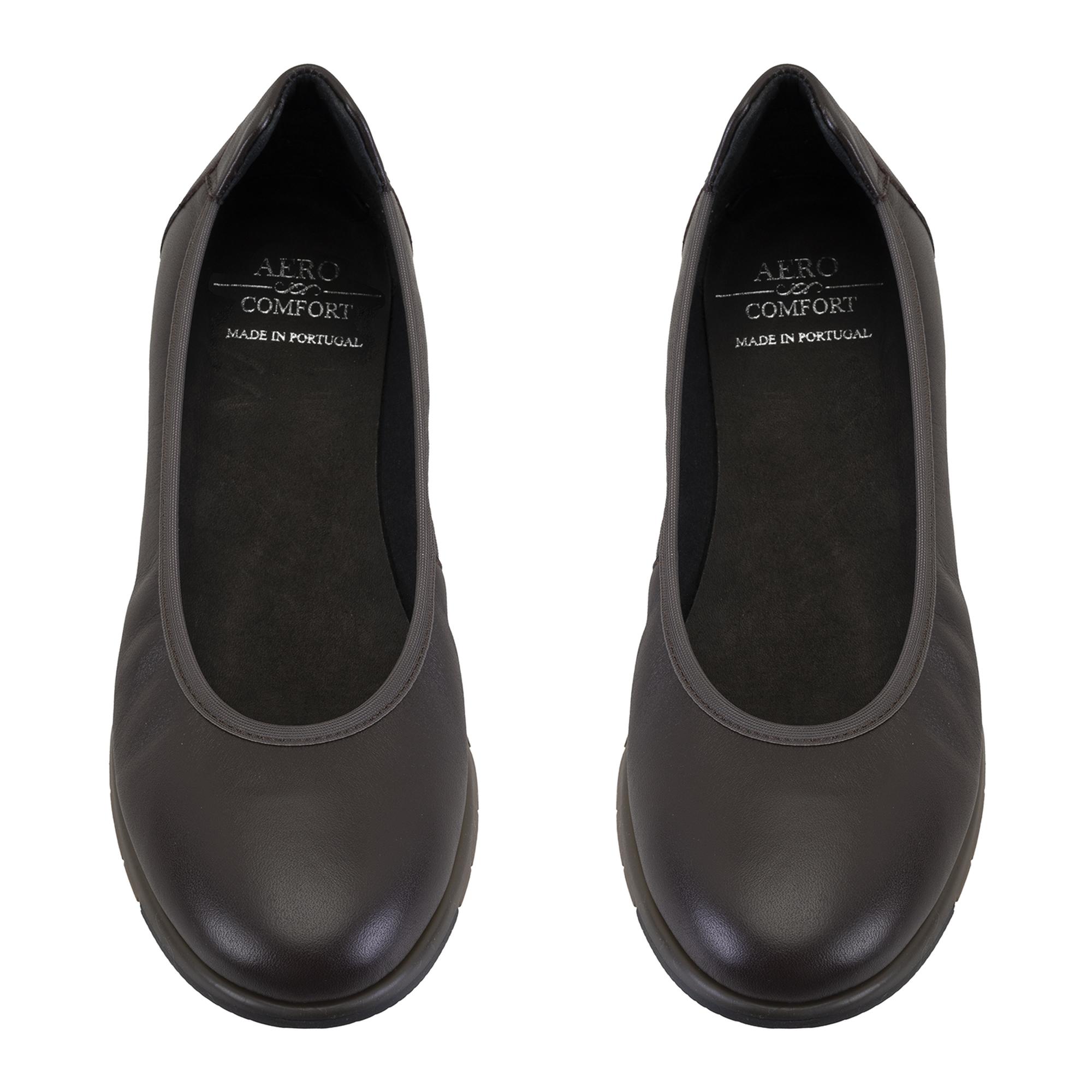 Kadın Kahve DesaComfort Deri Günlük Ayakkabı