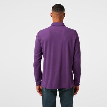  Nautica Erkek Mor Uzun Kollu Polo