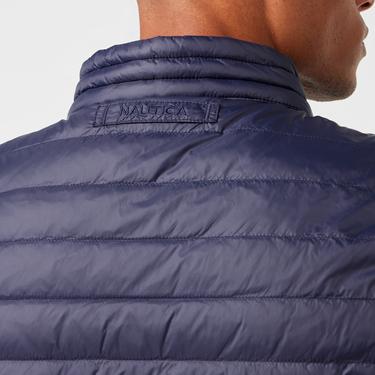  Nautica Erkek Lacivert Su Kaydırma Özellikli Kaz Tüyü Yelek