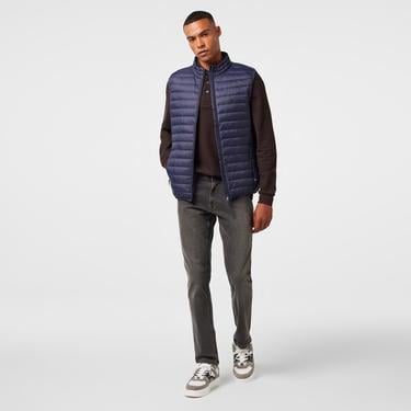  Nautica Erkek Lacivert Su Kaydırma Özellikli Kaz Tüyü Yelek