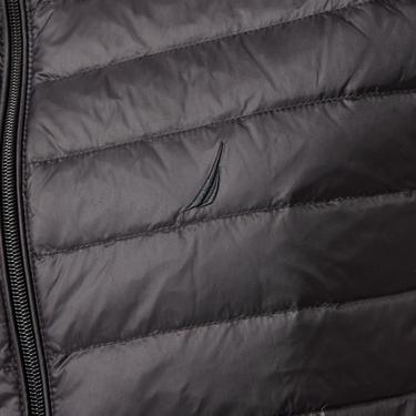  Nautica Erkek Siyah Su Kaydırma Özellikli Kaz Tüyü Yelek