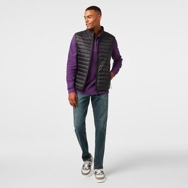  Nautica Erkek Siyah Su Kaydırma Özellikli Kaz Tüyü Yelek