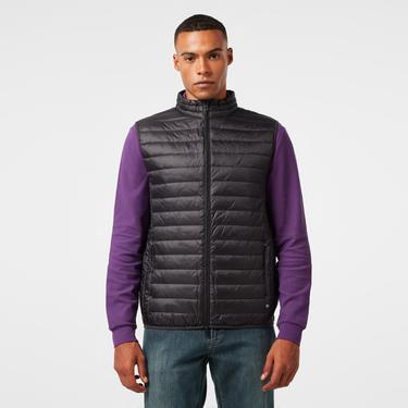  Nautica Erkek Siyah Su Kaydırma Özellikli Kaz Tüyü Yelek