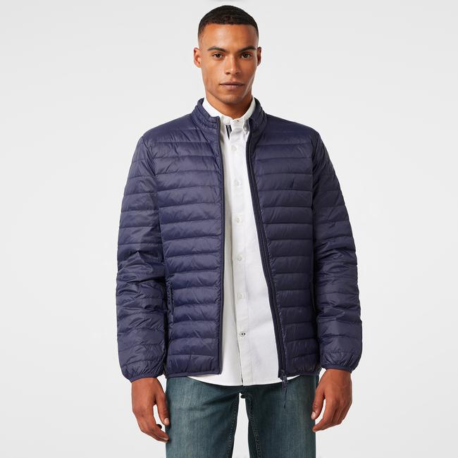  Nautica Erkek Lacivert Su Kaydırma Özellikli Kaz Tüyü Mont