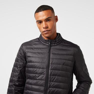  Nautica Erkek Siyah Su Kaydırma Özellikli Kaz Tüyü Mont