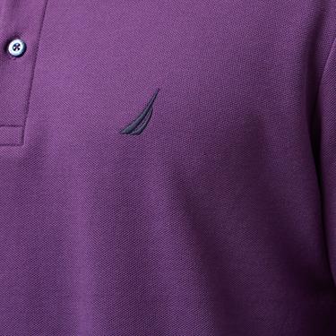  Nautica Erkek Mor Uzun Kollu Polo