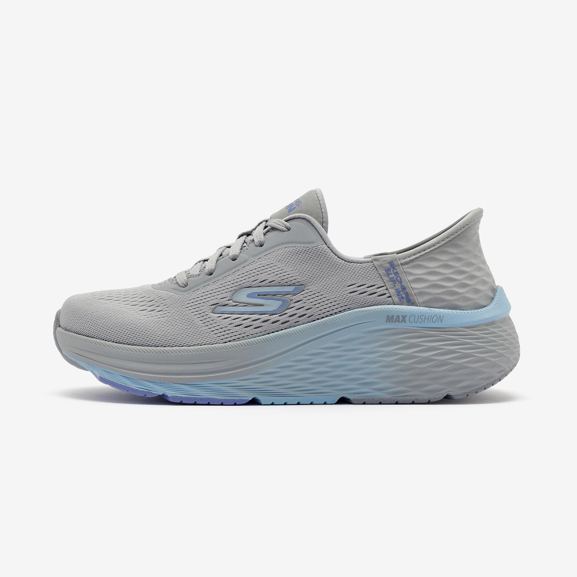 Skechers Max Cushioning Elite 2.0 Solace Kadın Gri Koşu Ayakkabısı