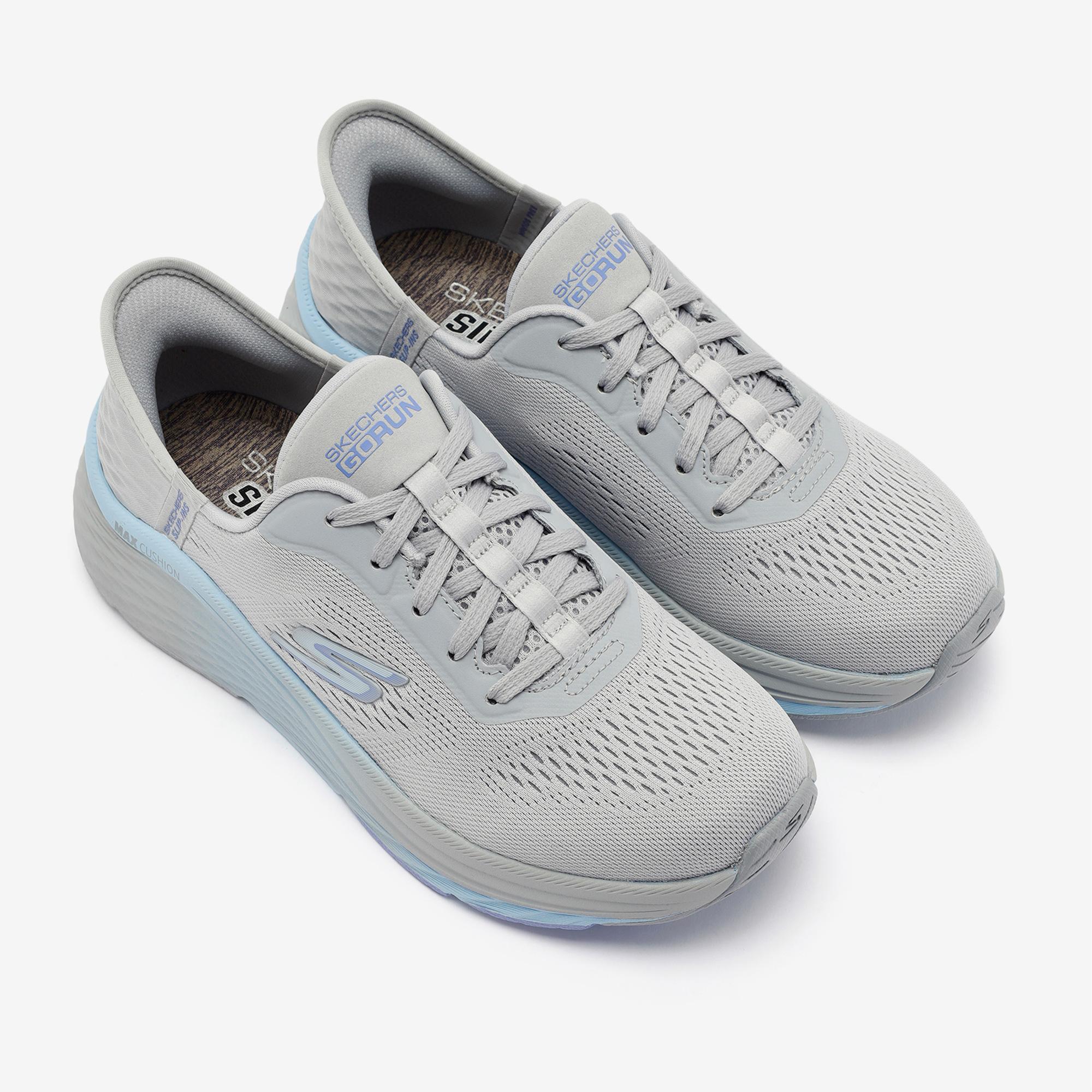 Skechers Max Cushioning Elite 2.0 Solace Kadın Gri Koşu Ayakkabısı