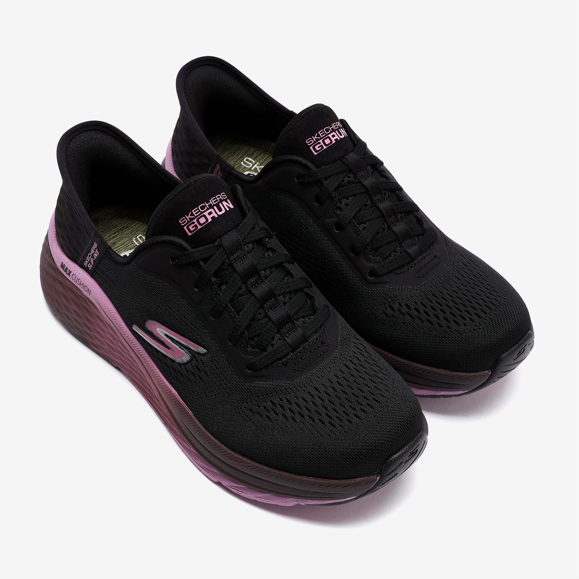 Skechers Max Cushioning Elite 2.0 Solace Kadın Siyah Koşu Ayakkabısı