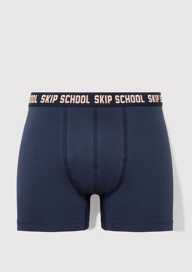  Mavi Lacivert Basic Boxer 0911644-32184