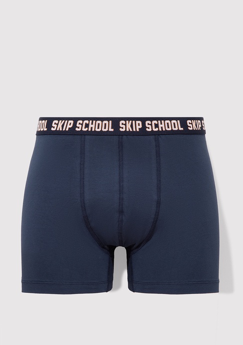  Mavi Lacivert Basic Boxer 0911644-32184