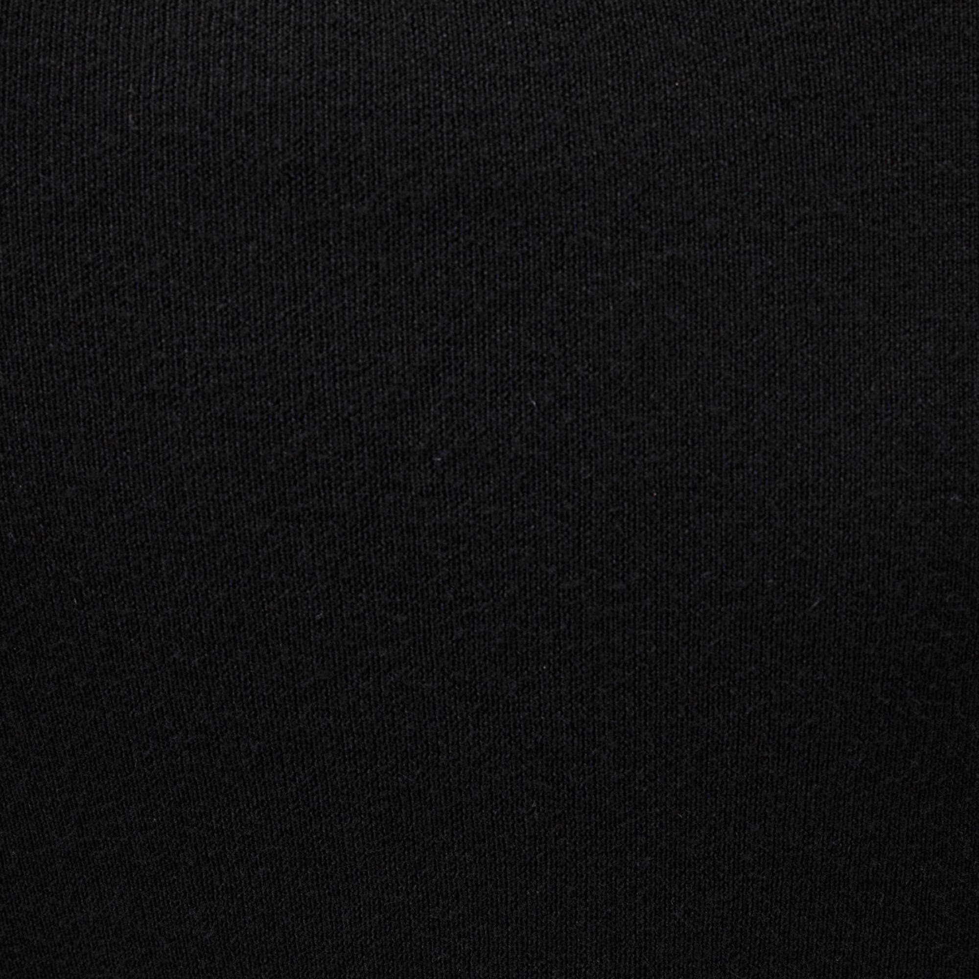 Mavi Bisiklet Yaka Siyah Crop Kazak Crop / Kısa Kesim 1710474-900