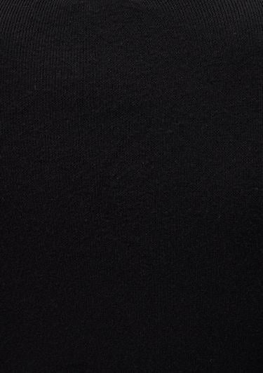  Mavi Bisiklet Yaka Siyah Crop Kazak Crop / Kısa Kesim 1710474-900