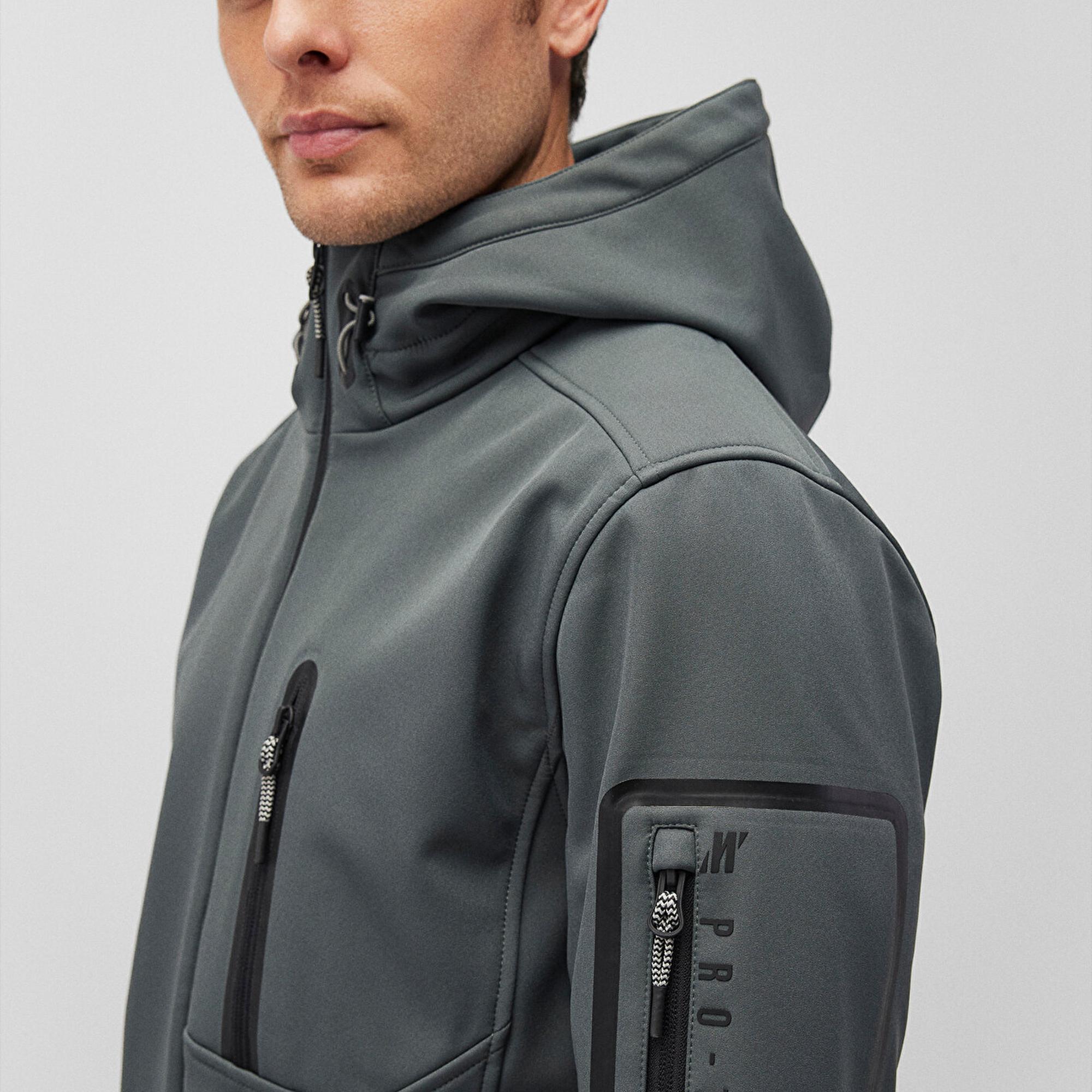 Mavi Kapüşonlu Yeşil Ceket Slim Fit / Dar Kesim 0110264-71598