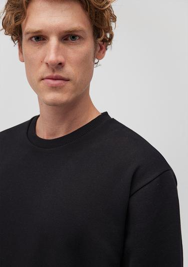  Mavi Bisiklet Yaka Siyah Basic Sweatshirt 0S10276-900