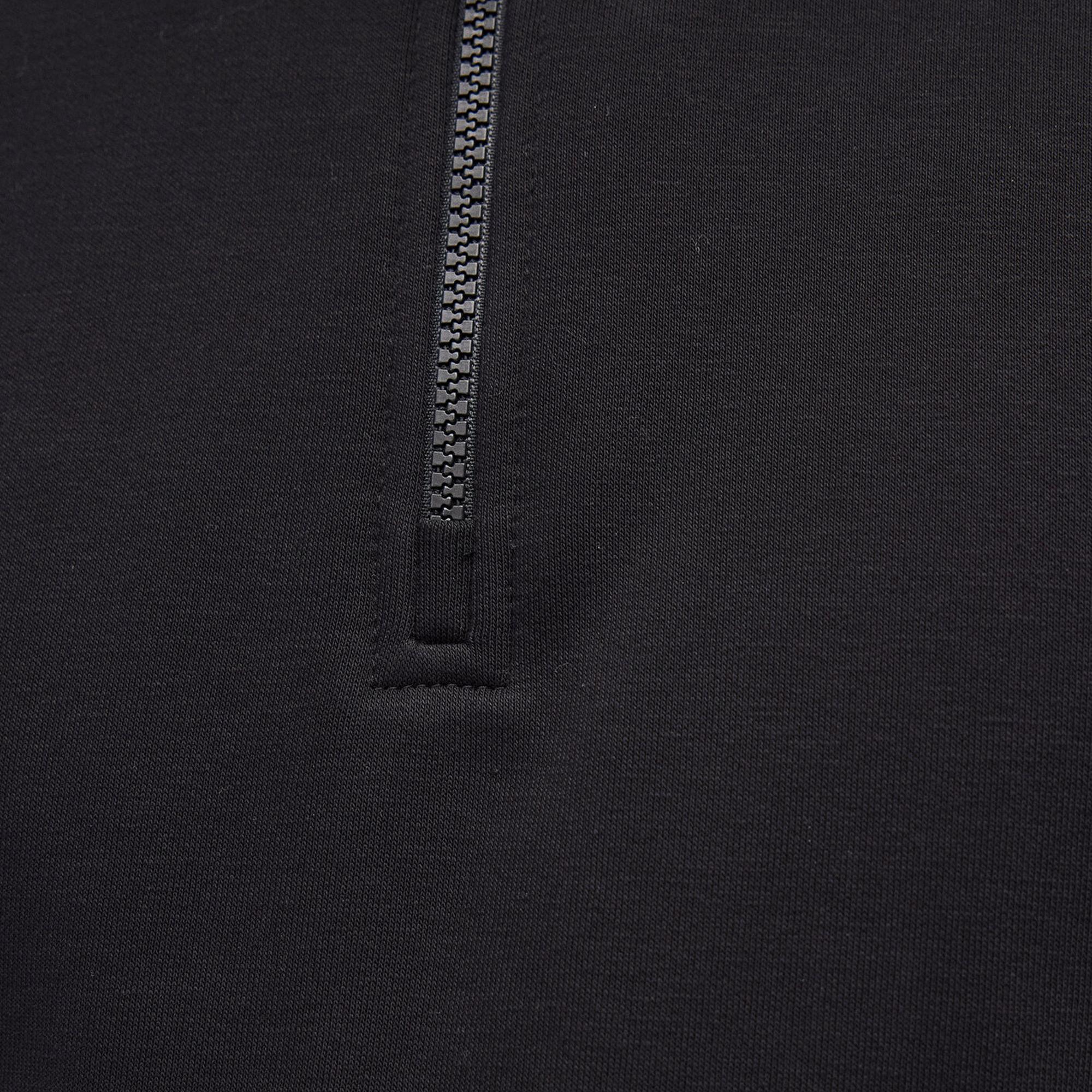 Mavi Yarı Fermuarlı Siyah Basic Sweatshirt 0S10278-900