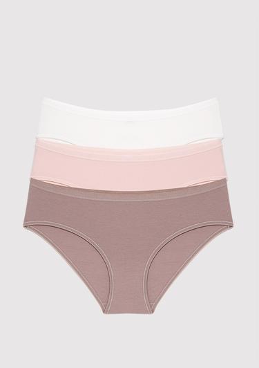  Mavi 3lü Hipster Külot 1912903-28928