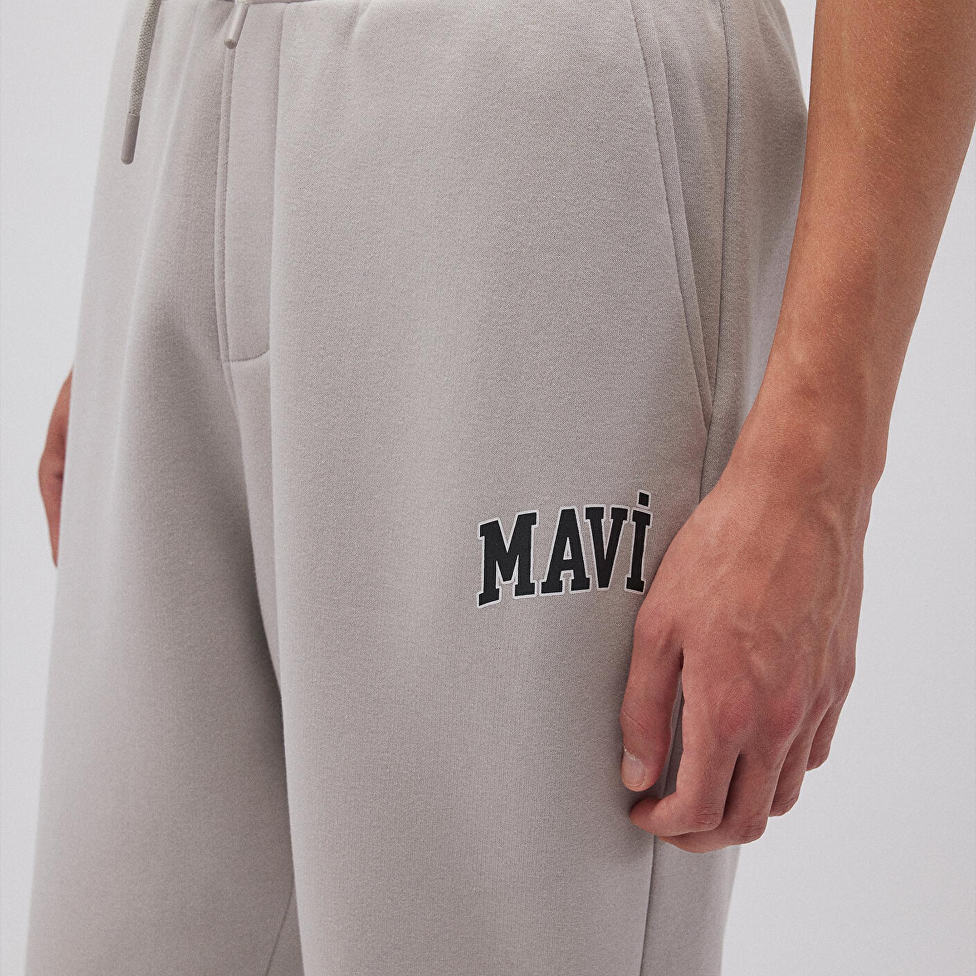 Mavi Mavi Logo Baskılı Gri Eşofman Altı 0010207-70074