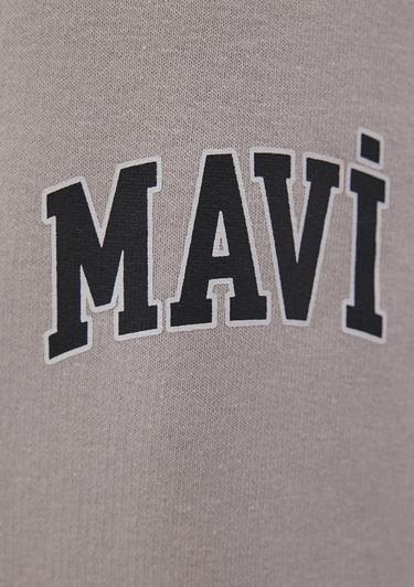  Mavi Mavi Logo Baskılı Gri Eşofman Altı 0010207-70074