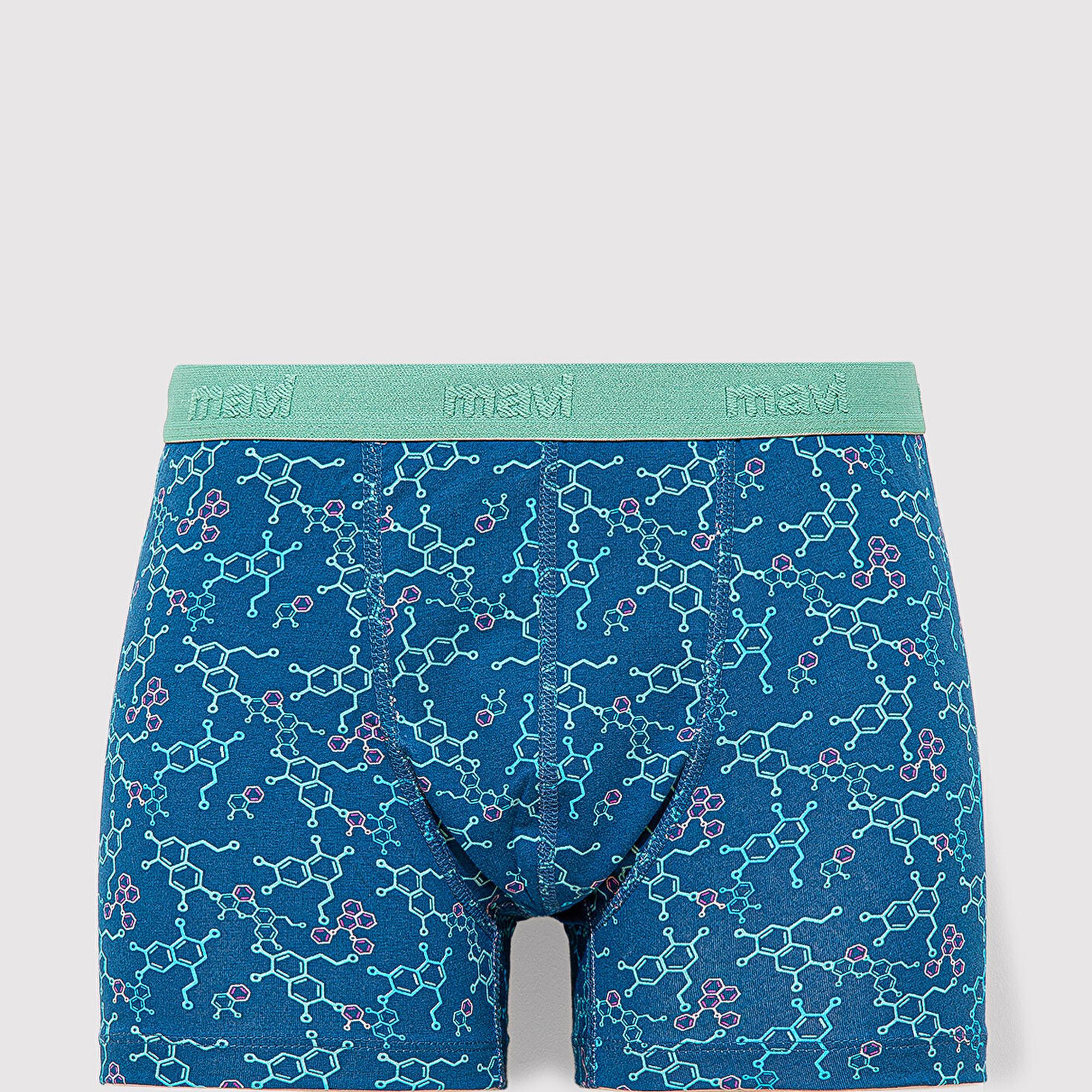 Mavi Baskılı Mavi Boxer 0911636-70861