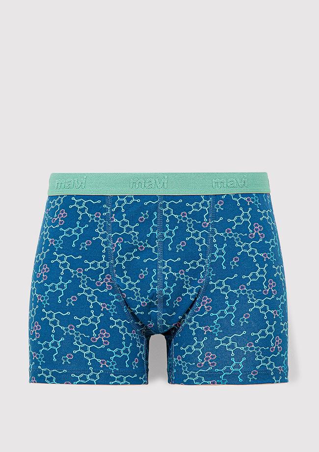  Mavi Baskılı Mavi Boxer 0911636-70861