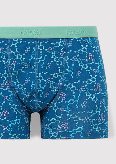 Mavi Baskılı Mavi Boxer 0911636-70861