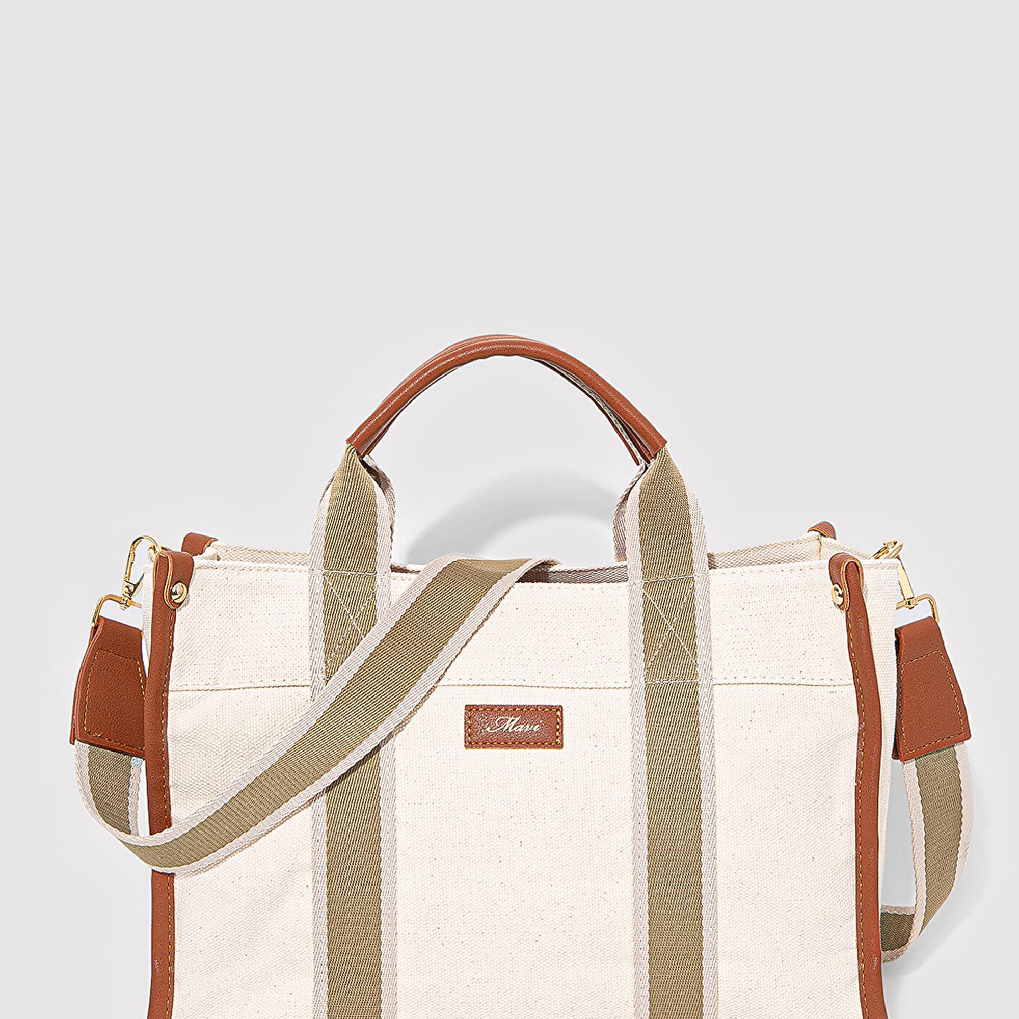 Mavi Ekru Tote Çanta 1912165-34523