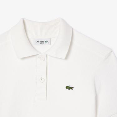  Kadın Slim Fit Beyaz Polo