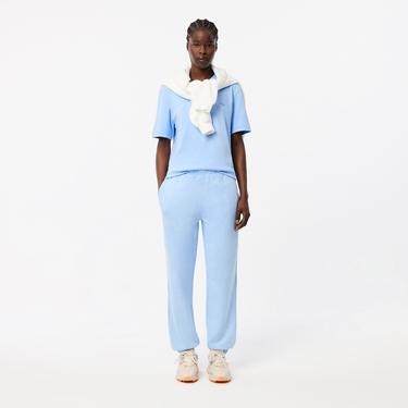  Unisex Classic Fit Bisiklet Yaka Açık Mavi T-Shirt